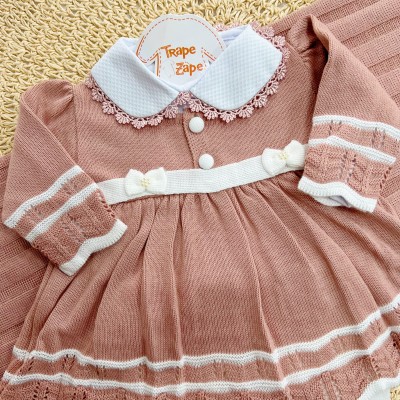 Saída de Maternidade Carla - Rose e Branco